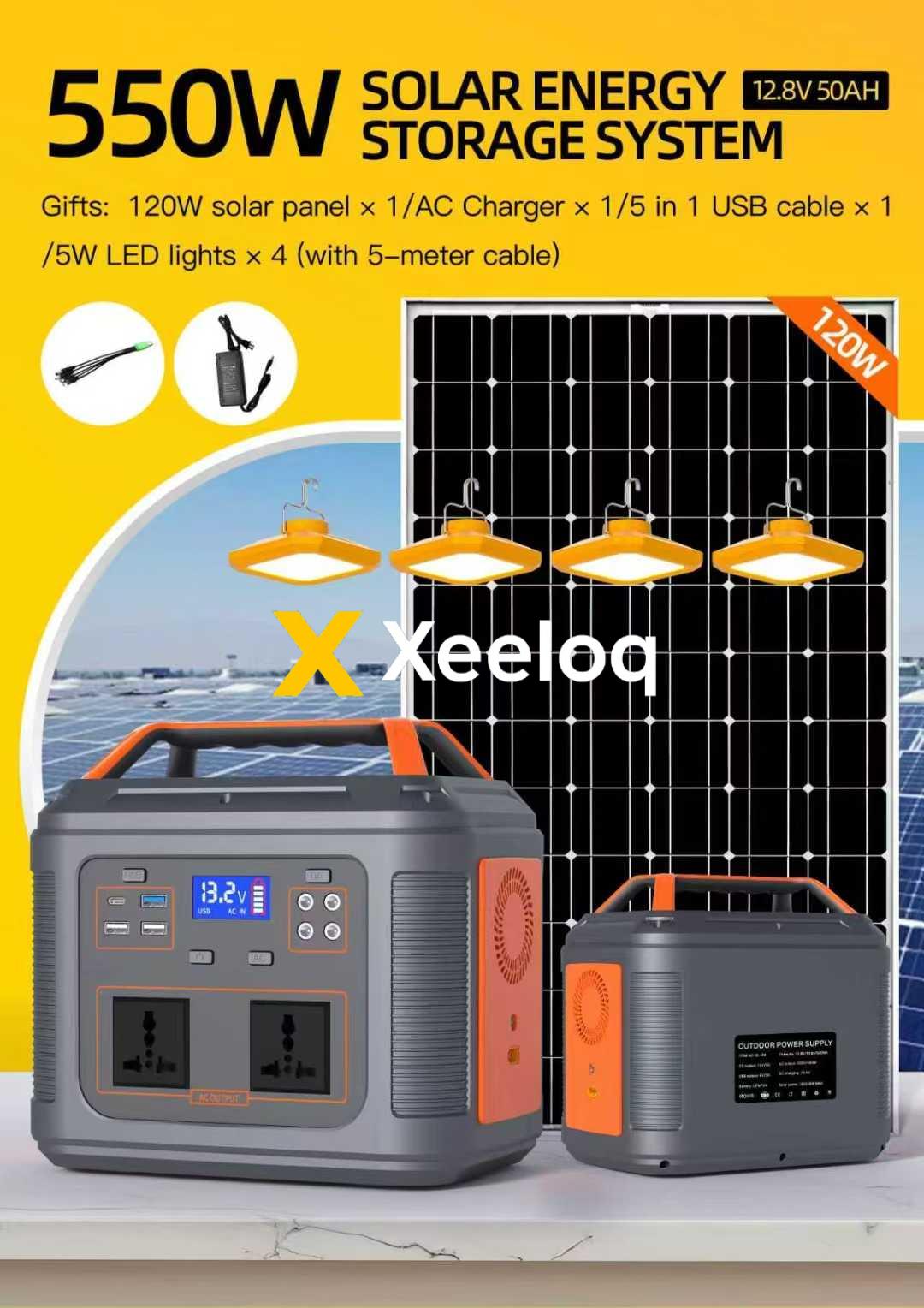 Fibon 550w solar generator