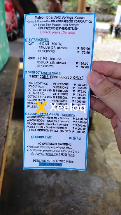 The Real Truth: how much is monvozda hot spring per night?